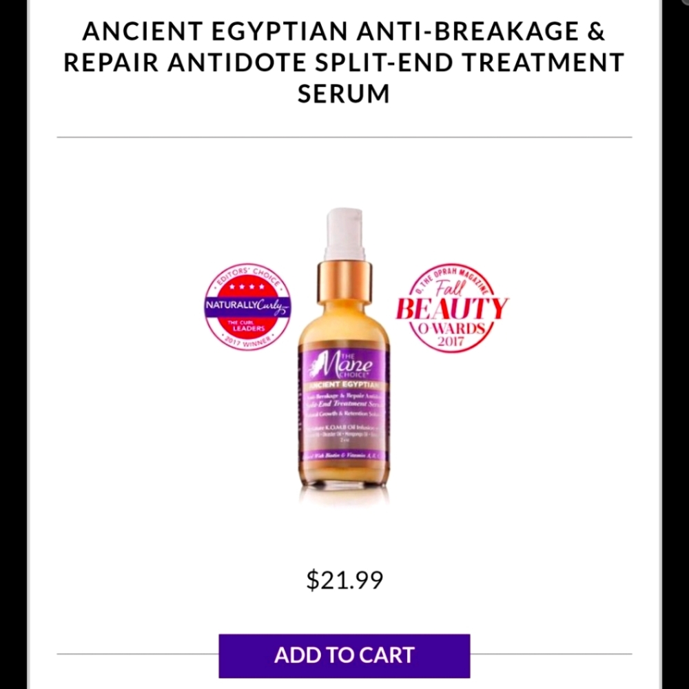 (1)mane choice ancient egyptian split end treatment serum
